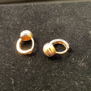 Cute small earrings gold plated